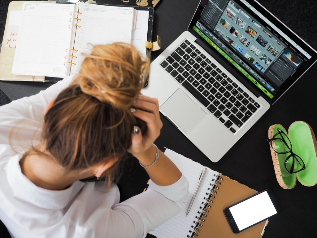 woman entrepreneur on laptop