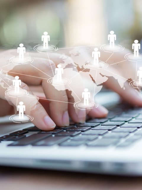 laptop keyboard global worldwide community network